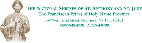 The National Shrines of St. Anthony's & St. Jude logo